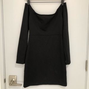 Nasty gal off the shoulder cocktail dress